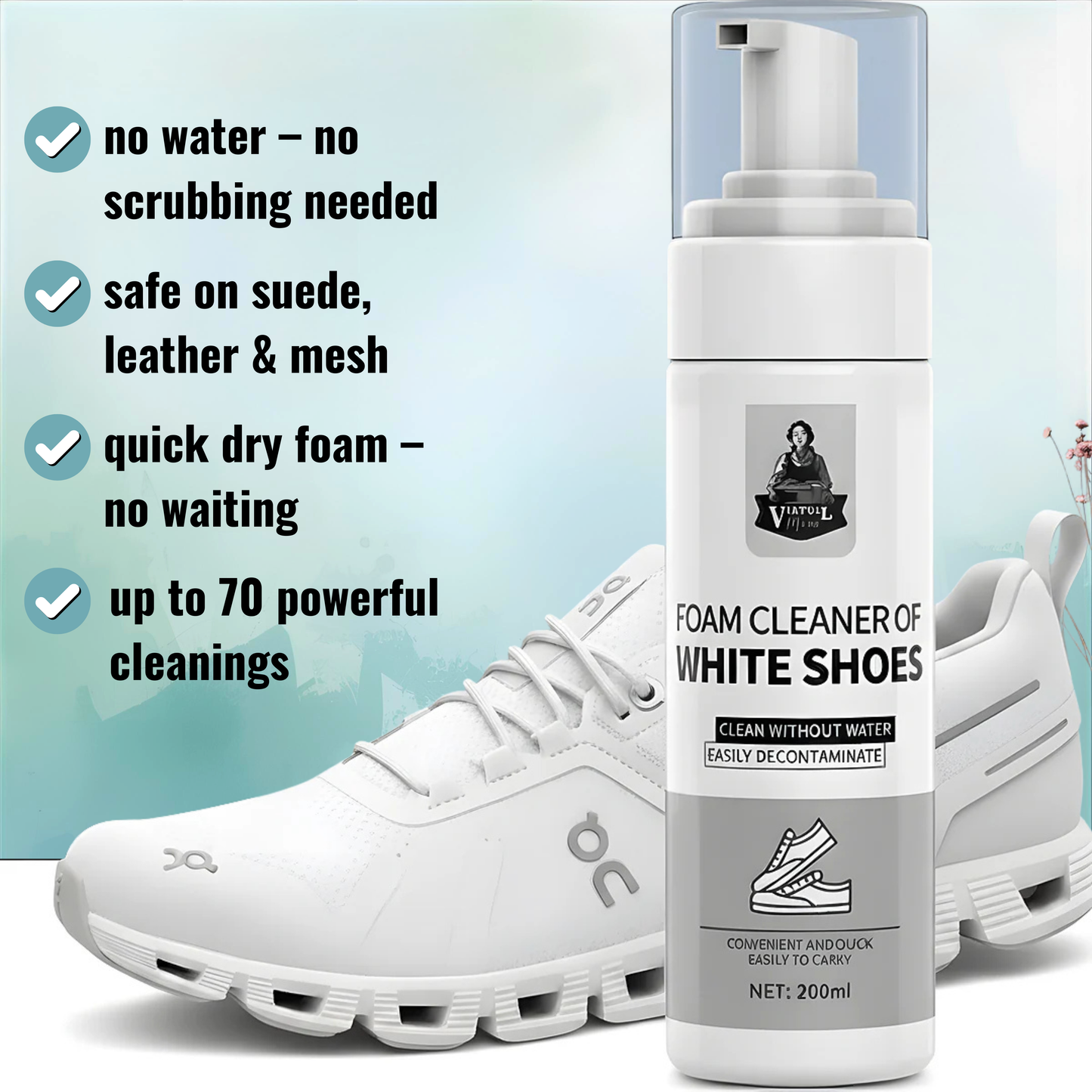 Nekelon – Shoe Foam Cleaner